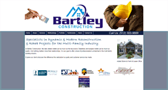 Desktop Screenshot of bartleyconstruction.com